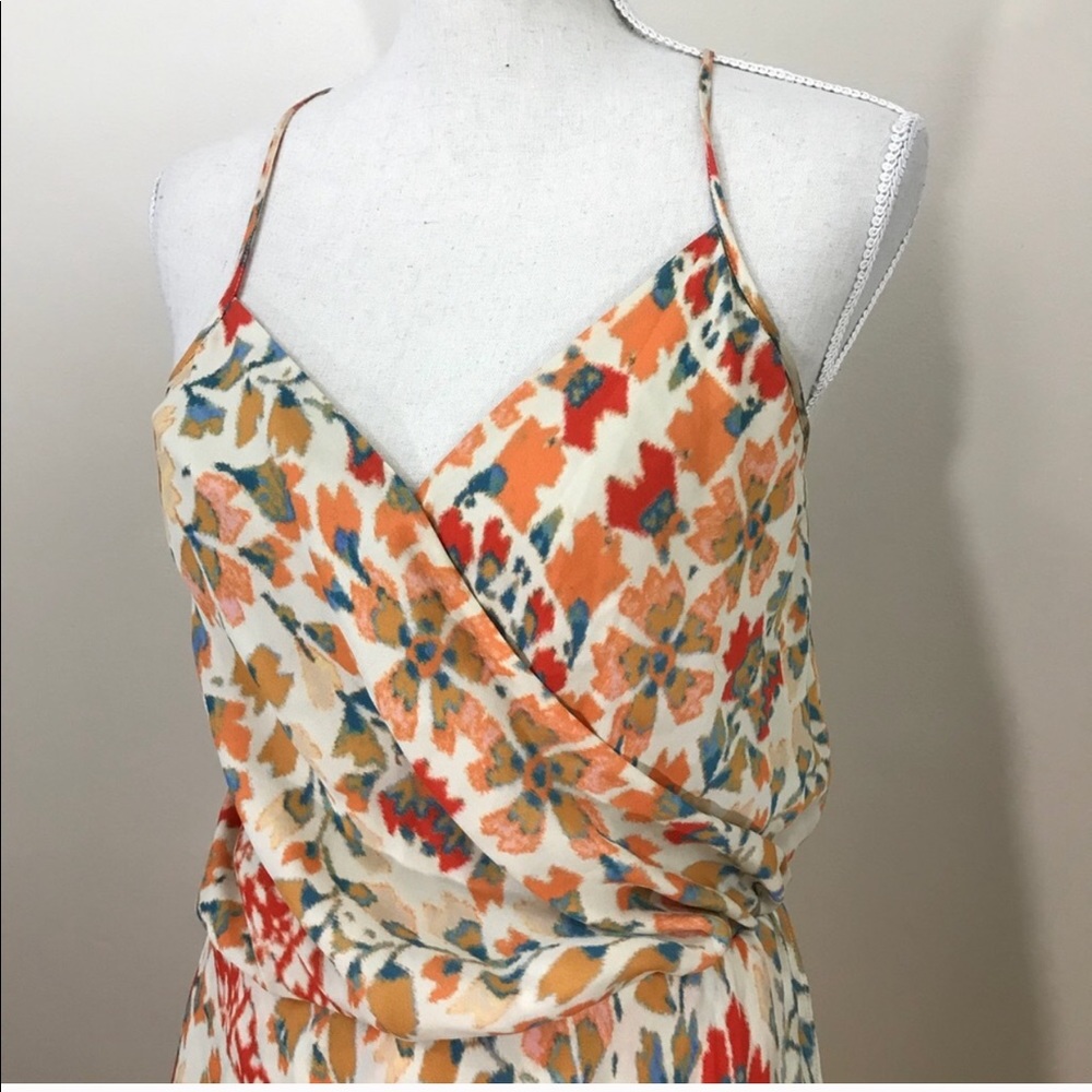 Haute Hippie Floral Wrap Dress - Picture 4 of 8